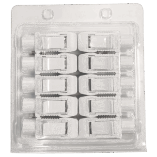 Klips przejściówka EKG. Zaciski do elektrod EKG 10szt